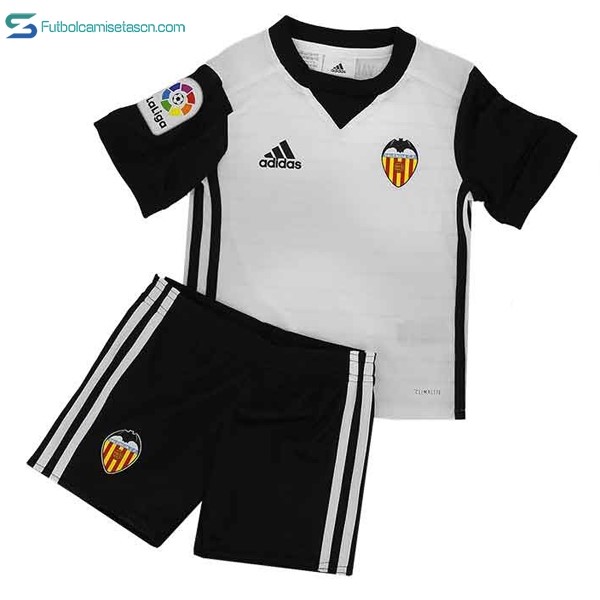 Camiseta Valencia Niños 1ª 2017/18